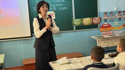“М . Шаханов атындағы жалпы білім беретін мектеп”КММ -сі бүгін 06.02.2025 жылы  Бастауыш сынып мұғалімі Мырзаш Лаура жетекшілік ететін 1&quot;А&quot;сыныбында &quot;Ашық есік&quot;күнін өткізді.